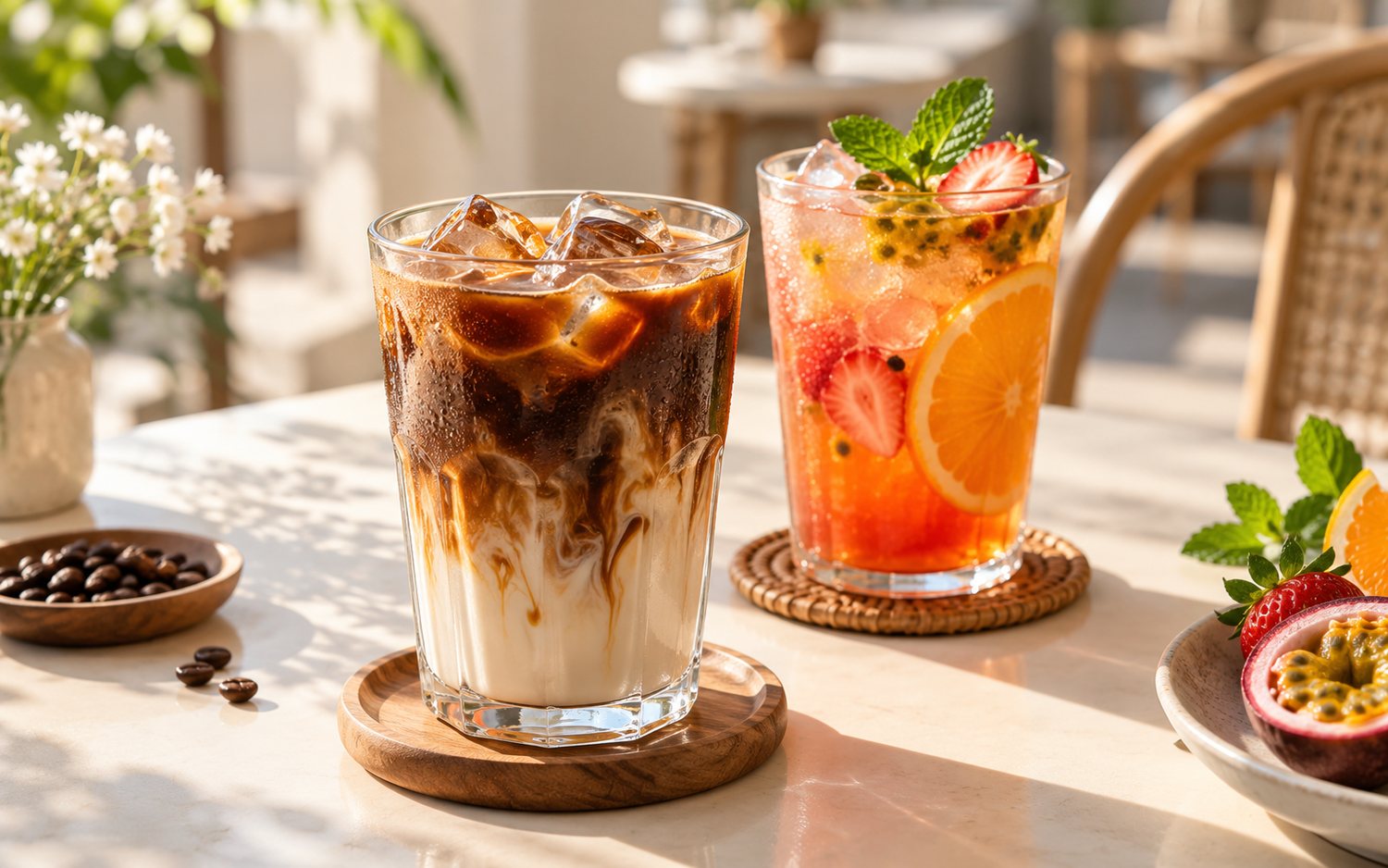 Cà phê đậm vị.